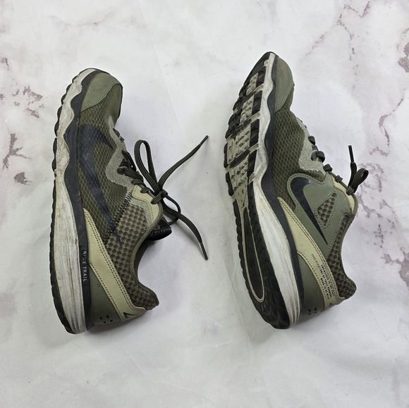 Nike Trail Mens 9 Juniper CW3808-200 Green Lace Up Low Top Running Shoe Sneaker - Picture 11 of 14